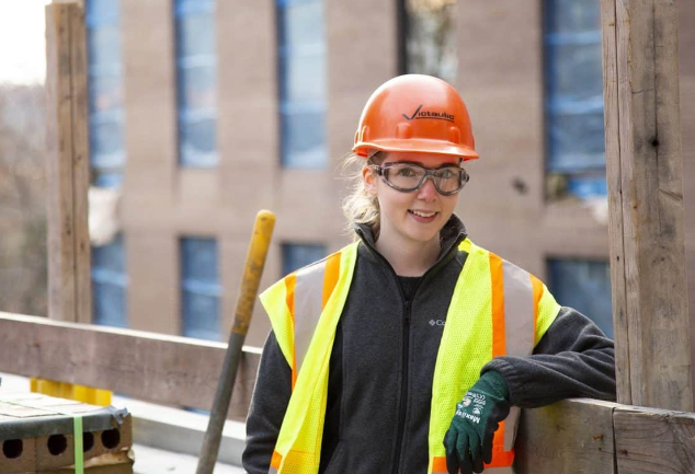 Girl in Hard Hat