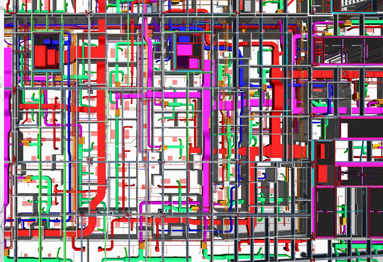 Building Information Model created by DJM Design CAD & Coordination a BIM Firm in Pennsylvania.