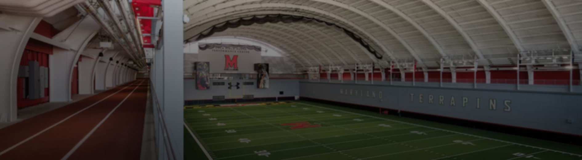 The University of Maryland Cole Field House in College Park, Maryland.