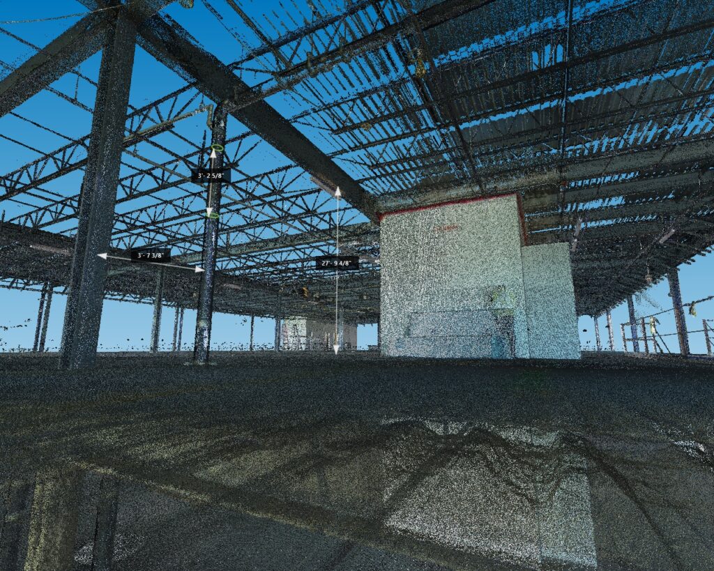 Point Cloud of Building Structure