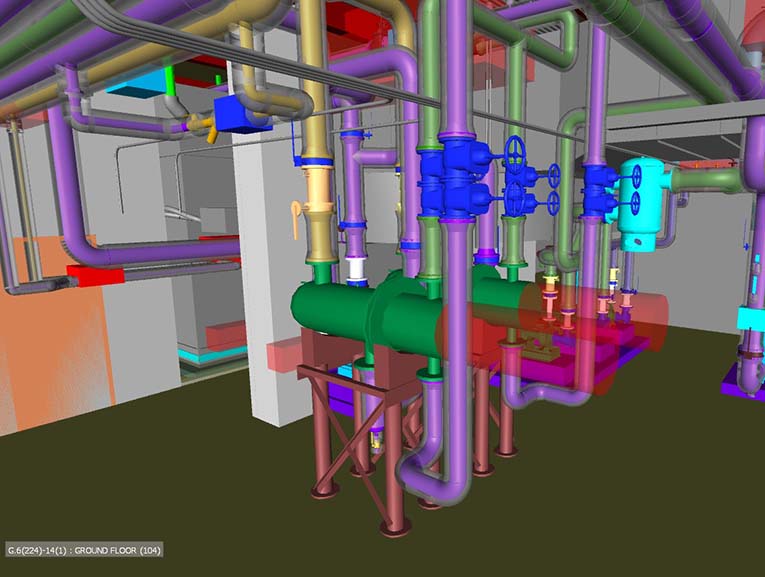 3D Mechanical Pipe Model of Tube Type Heat Exchanger by DJM