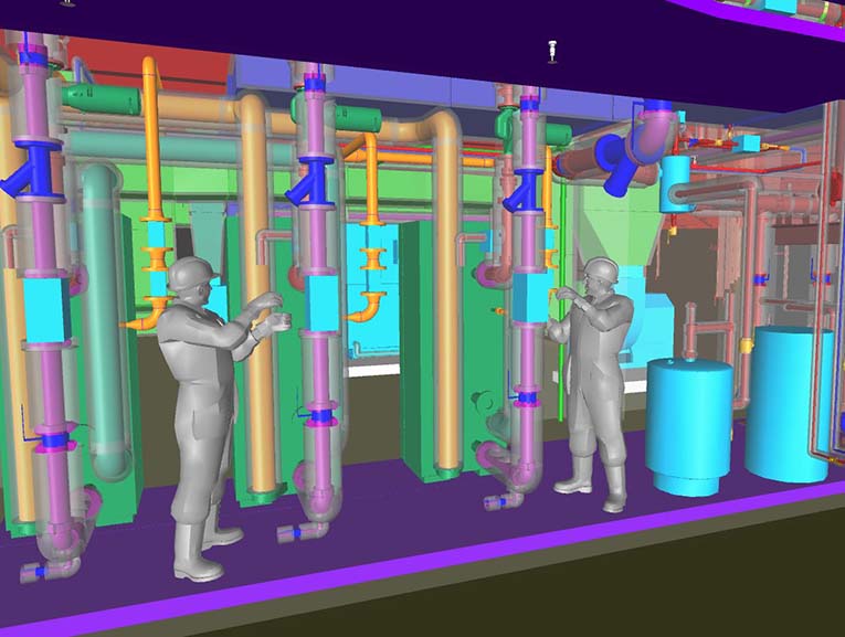 Mechanical Pipe BIM of Boiler by DJM